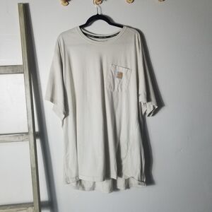 CARHARTT MEN'S CREAMY WHITE POCKET TEE SIZE 3XL (READ FULL DESCRIPTION)